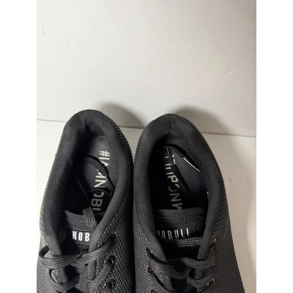 NoBull Shoes Mens 10.5 Outwork Edge Black Impact Athletic CrossFit Sneaker Ws 12